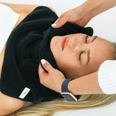 SkinPerfect Luxury Spa Facial Towel Black Color, set of 10 pcs