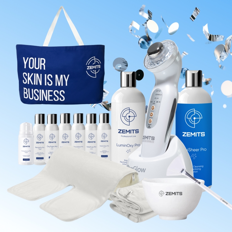 Zemits DermeLuxx Hydrodermabrasion Oxygen Cryo Facial System