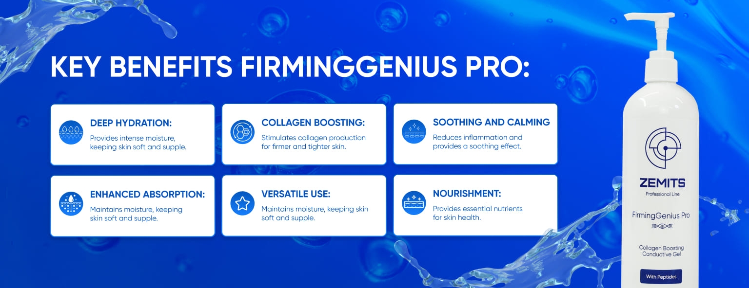 Zemits FirmingGenius Pro Pro Collagen Boosting Conductive Gel with