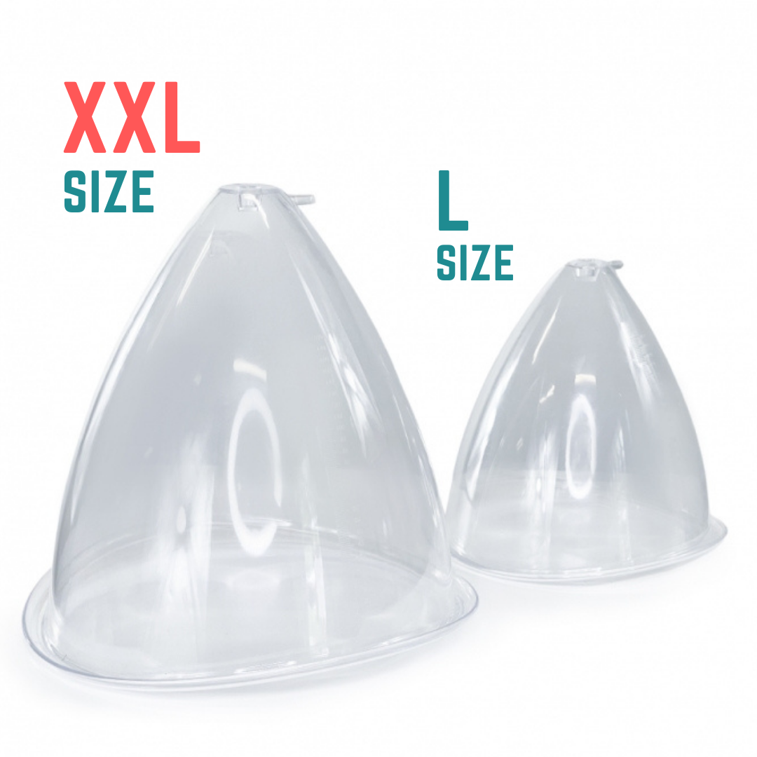 BBL Buttocks Vacuum Cups, Size Double Extra Large XXL