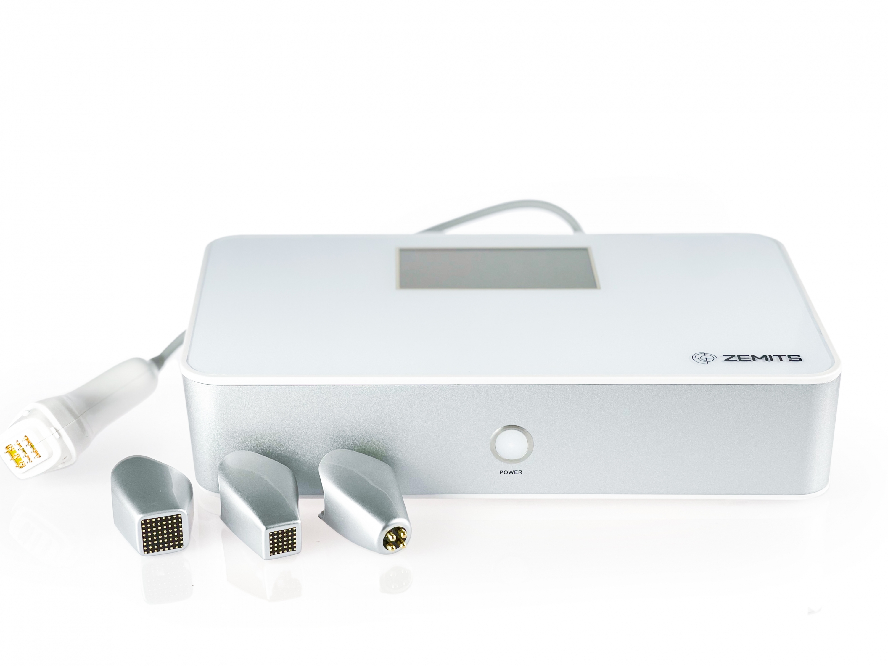 And advanced RadioFrequency System with 3 interchangeable heads: