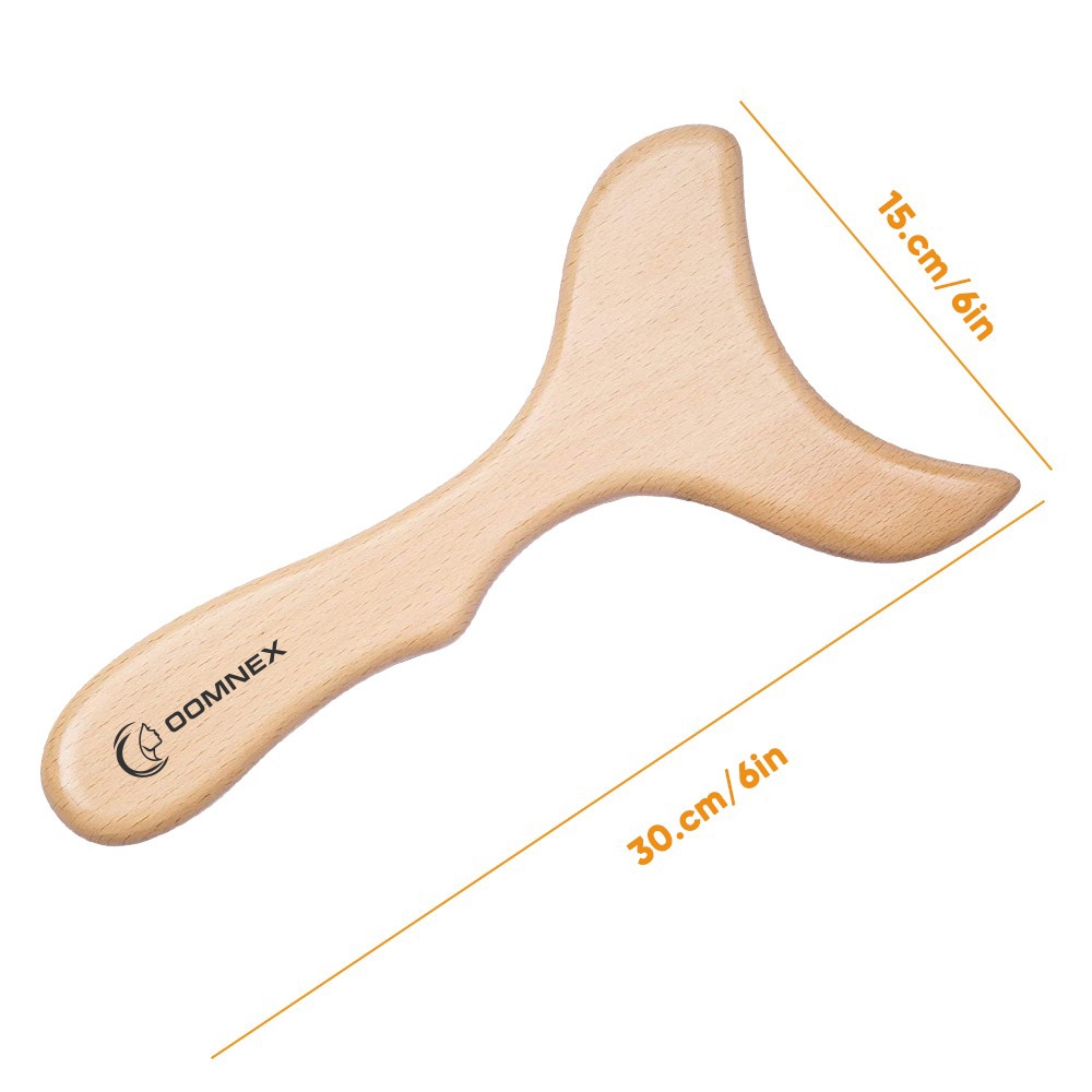 Wooden Anti Cellulite Massage Spatula 33 x 16 cm