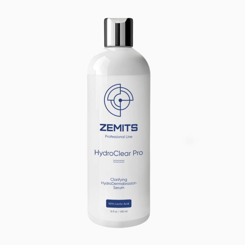 Zemits HydroClear Pro Clarifying HydroDermabrasion Serum with Lactic Acid, 16 fl oz 1