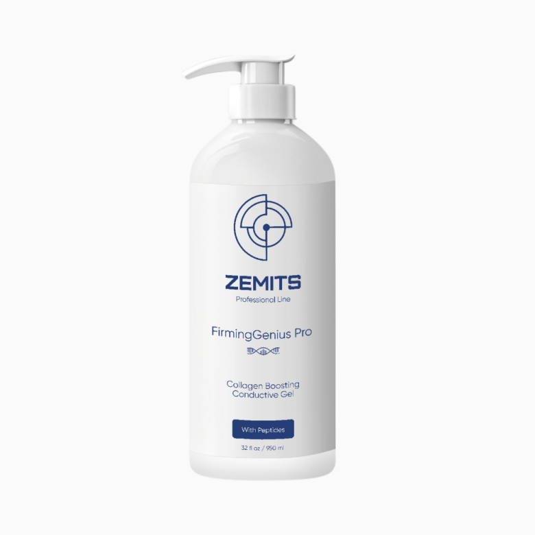 Zemits FirmingGenius Pro Collagen Boosting Conductive Gel with Peptides, 32 fl oz 1