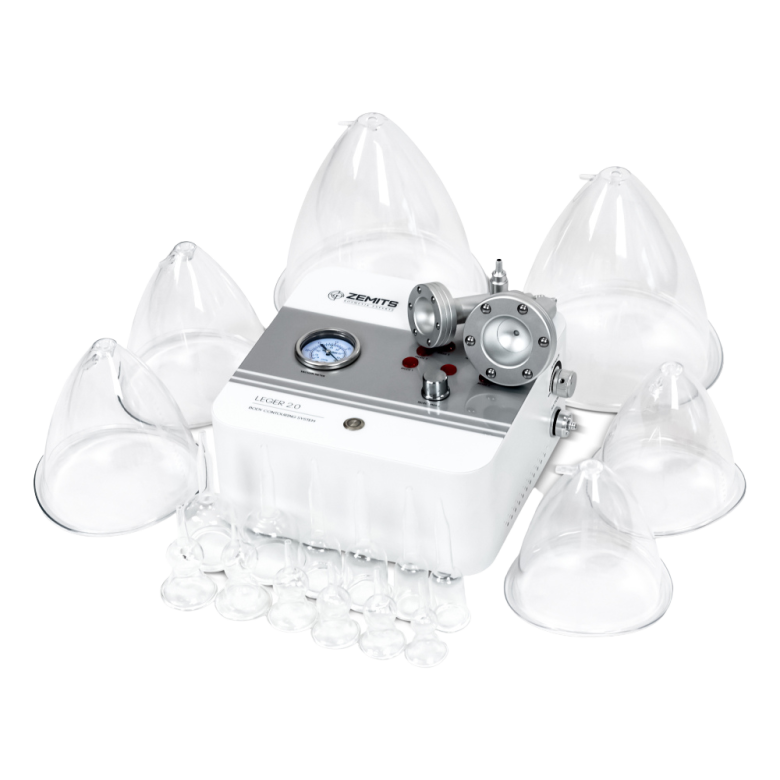 Zemits Leger 2.0 Vacuum Cupping System with XXL Cups in Set 1