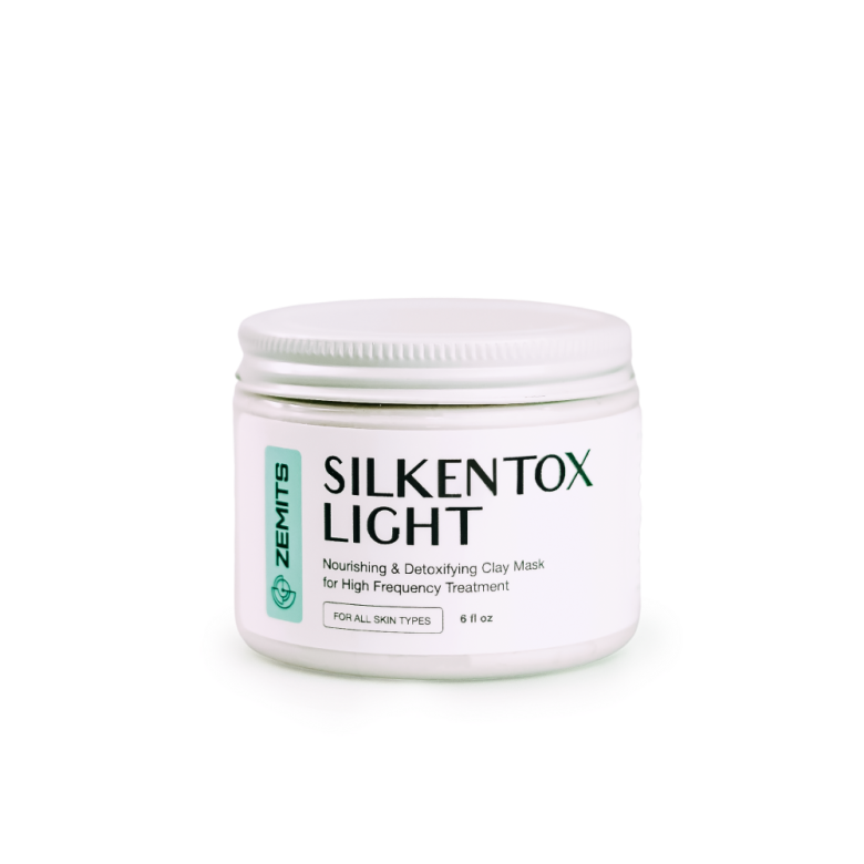 Zemits Silkentox Light Nourishing & Detoxifying Clay Mask for High Frequency Treatment, 6oz 1