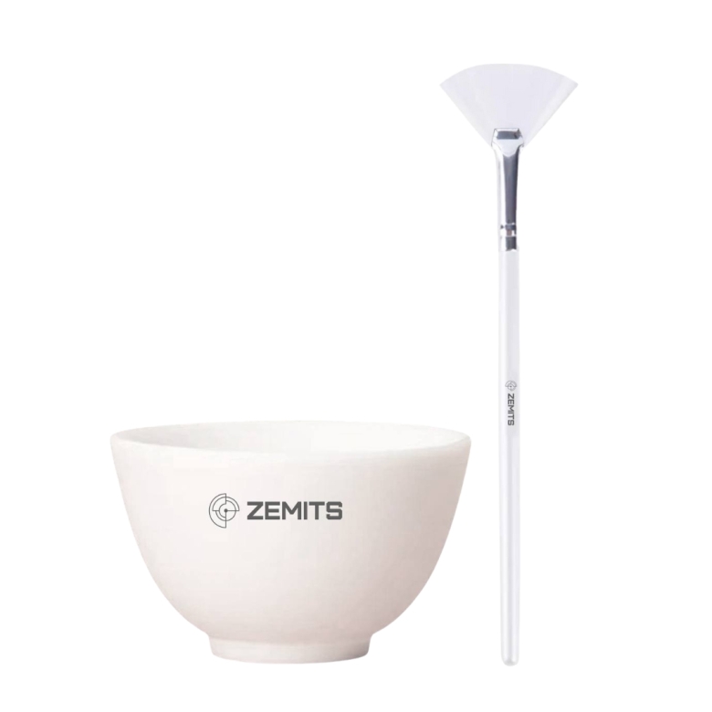 Zemits Professional Cosmetic Bowl & Brush Set 1