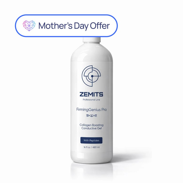 Zemits FirmingGenius Pro Pro Collagen Boosting Conductive Gel with Peptides, 16 fl oz 1