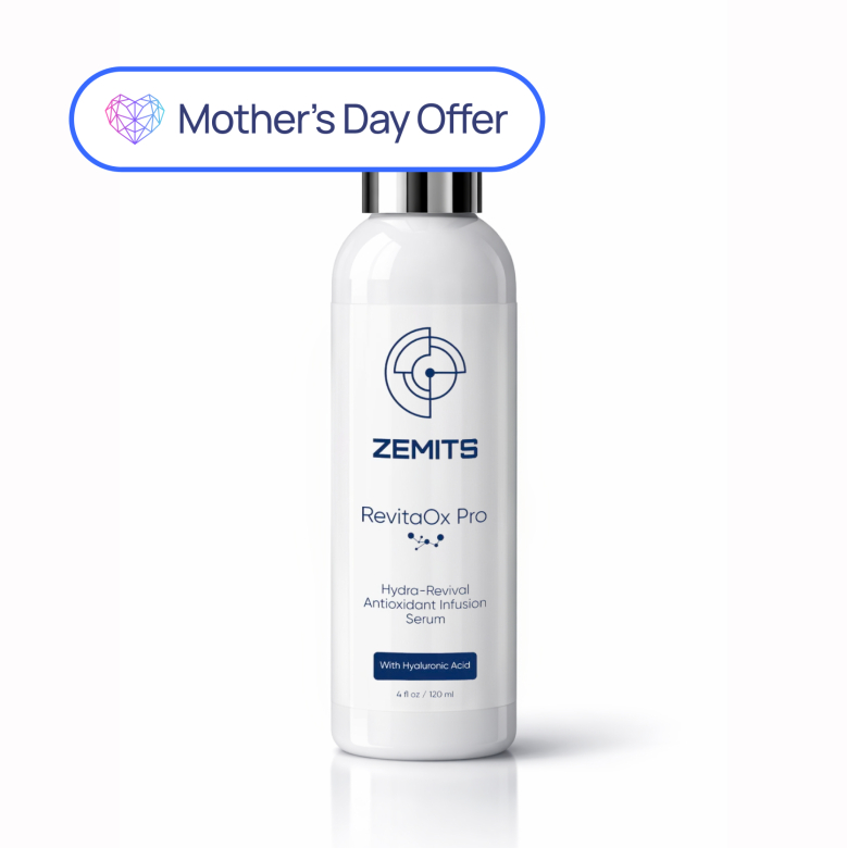 Zemits RevitaOx Pro Hydro-Revival Antioxidant Infusion Serum with Hyaluronic Acid, 4 fl oz 1