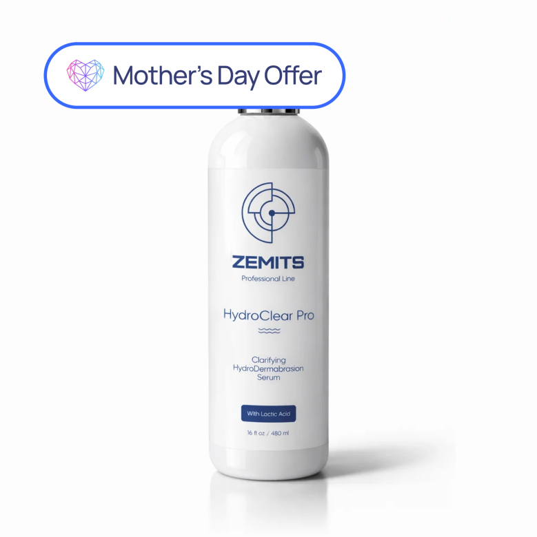 Zemits HydroClear Pro Clarifying HydroDermabrasion Serum with Lactic Acid, 16 fl oz 1