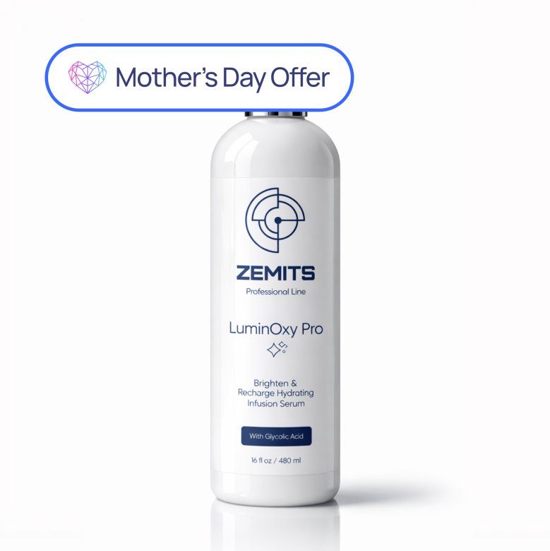Zemits LuminOxy Pro Brighten & Recharge Hydrating Infusion Serum with Glycolic Acid, 16 fl oz 1