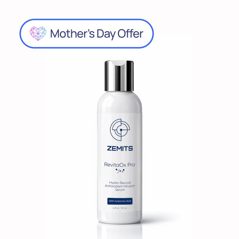 Zemits RevitaOx Pro Hydro-Revival Antioxidant Infusion Serum with Hyaluronic Acid, 4 fl oz 1