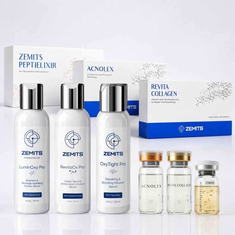 Zemits OxiVelour PRO Oxygen & Meso Starter Serum Pack 1