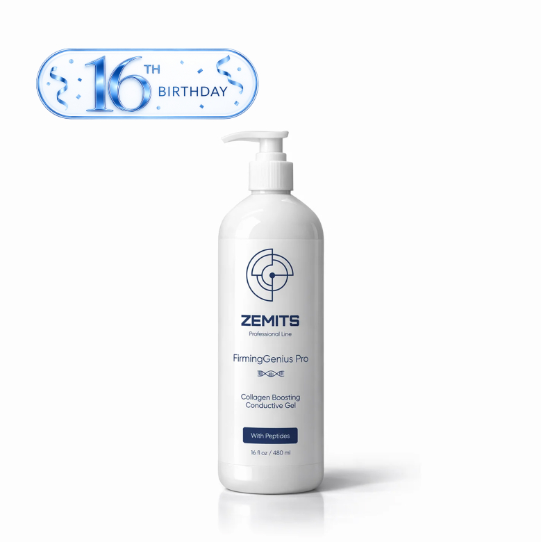 Zemits FirmingGenius Pro Pro Collagen Boosting Conductive Gel with Peptides, 16 fl oz 1