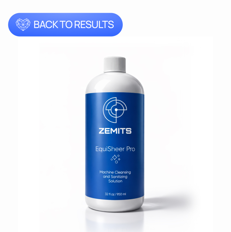 Zemits EquiSheer Pro Machine Cleansing and Sanitizing Solution, 32 fl oz 1