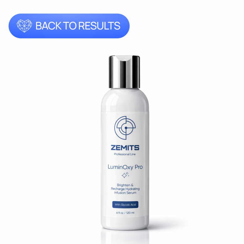 Zemits LuminOxy Pro Brighten & Recharge Hydrating Infusion Serum with Glycolic Acid, 4 fl oz 1