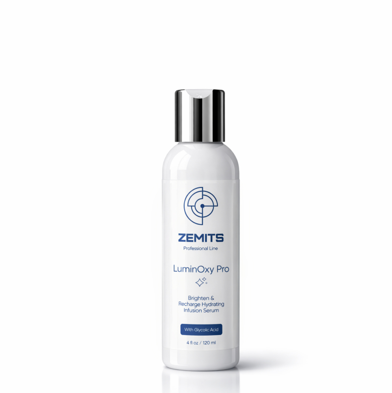 Zemits LuminOxy Pro Brighten & Recharge Hydrating Infusion Serum with Glycolic Acid, 4 fl oz 1