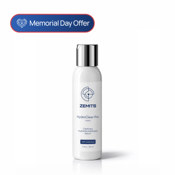 Zemits HydroClear Pro Clarifying HydroDermabrasion Serum with Lactic Acid, 4 fl oz
