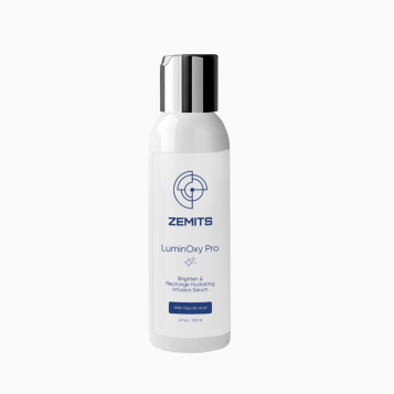 Zemits LuminOxy Pro Brighten & Recharge Hydrating Infusion Serum with Glycolic Acid, 4 fl oz