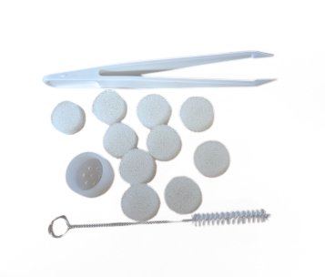Tweezers and Foam Vacuum-Filter Set