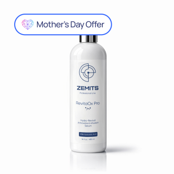 Zemits RevitaOx Pro Hydro-Revival Antioxidant Infusion Serum with Hyaluronic Acid, 16 fl oz 