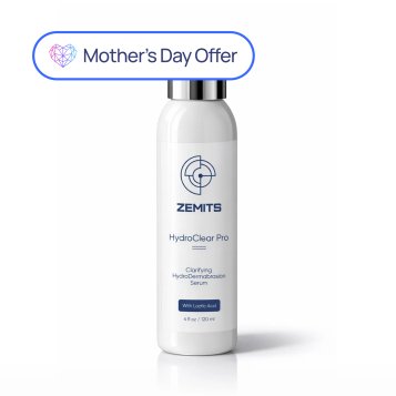 Zemits HydroClear Pro Clarifying HydroDermabrasion Serum with Lactic Acid, 4 fl oz