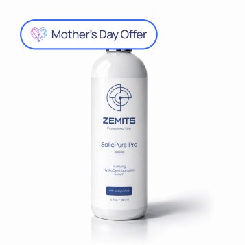Zemits SalicPure Pro HydroDermabrasion Serum with Salicylic Acid, 16 fl oz