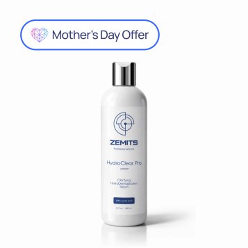 Zemits HydroClear Pro Clarifying HydroDermabrasion Serum with Lactic Acid, 16 fl oz