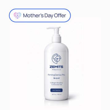 Zemits FirmingGenius Pro Collagen Boosting Conductive Gel with Peptides, 32 fl oz