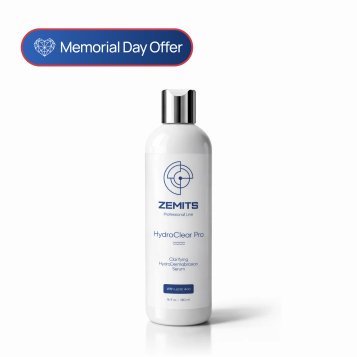 Zemits HydroClear Pro Clarifying HydroDermabrasion Serum with Lactic Acid, 16 fl oz
