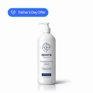 Zemits FirmingGenius Pro Pro Collagen Boosting Conductive Gel with Peptides, 16 fl oz