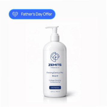 Zemits FirmingGenius Pro Collagen Boosting Conductive Gel with Peptides, 32 fl oz
