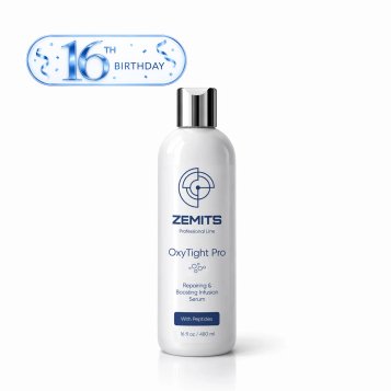 Zemits OxyTight Pro Repairing &amp; Boosting Infusion Serum with Peptides, 16 fl oz