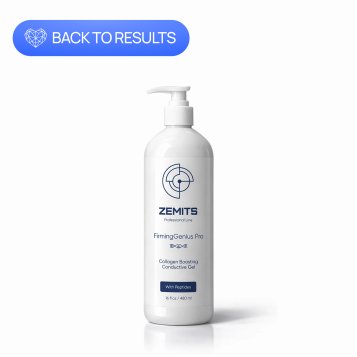 Zemits FirmingGenius Pro Pro Collagen Boosting Conductive Gel with Peptides, 16 fl oz