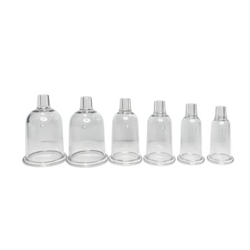Glass Caps for the Vacuum Massage for DermeLuxx ultra