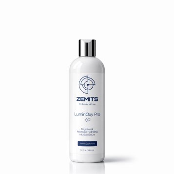 Zemits LuminOxy Pro Brighten &amp; Recharge Hydrating Infusion Serum with Glycolic Acid, 16 fl oz