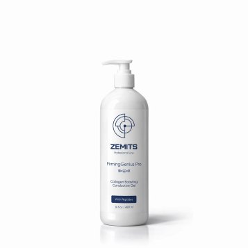 Zemits FirmingGenius Pro Pro Collagen Boosting Conductive Gel with Peptides, 16 fl oz