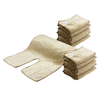 SkinPerfect Luxury Spa Facial Towel Ivory Color, set of 10 pcs