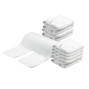 SkinPerfect Luxury Spa Facial Towel White Color, set of 10 pcs