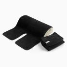 SkinPerfect Luxury Spa Facial Towel Black Color, set of 3 pcs 1 mini